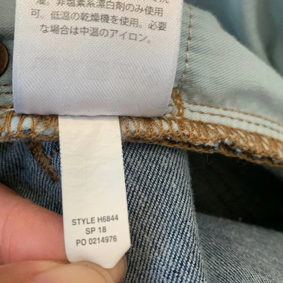 Madewell 9” High-Rise Skinny Jeans Ripped blue wash size 31 - Picture 12 of 13